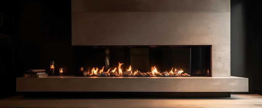 Gas Fireplace Ember Bed Design Services in Rancho San Diego, California