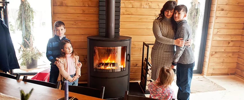 Morso Cast Iron Fireplace Insert Installation in Rancho San Diego, California