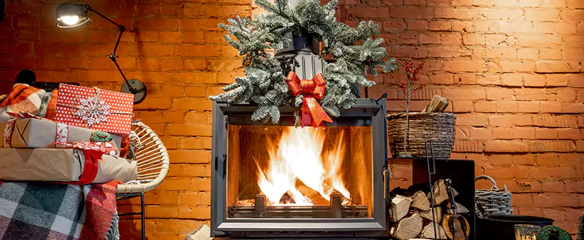 Travis Industries Linear Gas Fireplace Installation in Rancho San Diego, California