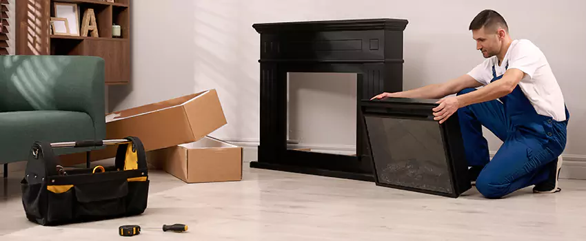 Old Rusted Metal Fireplace Repair And Replacement in Rancho San Diego, CA